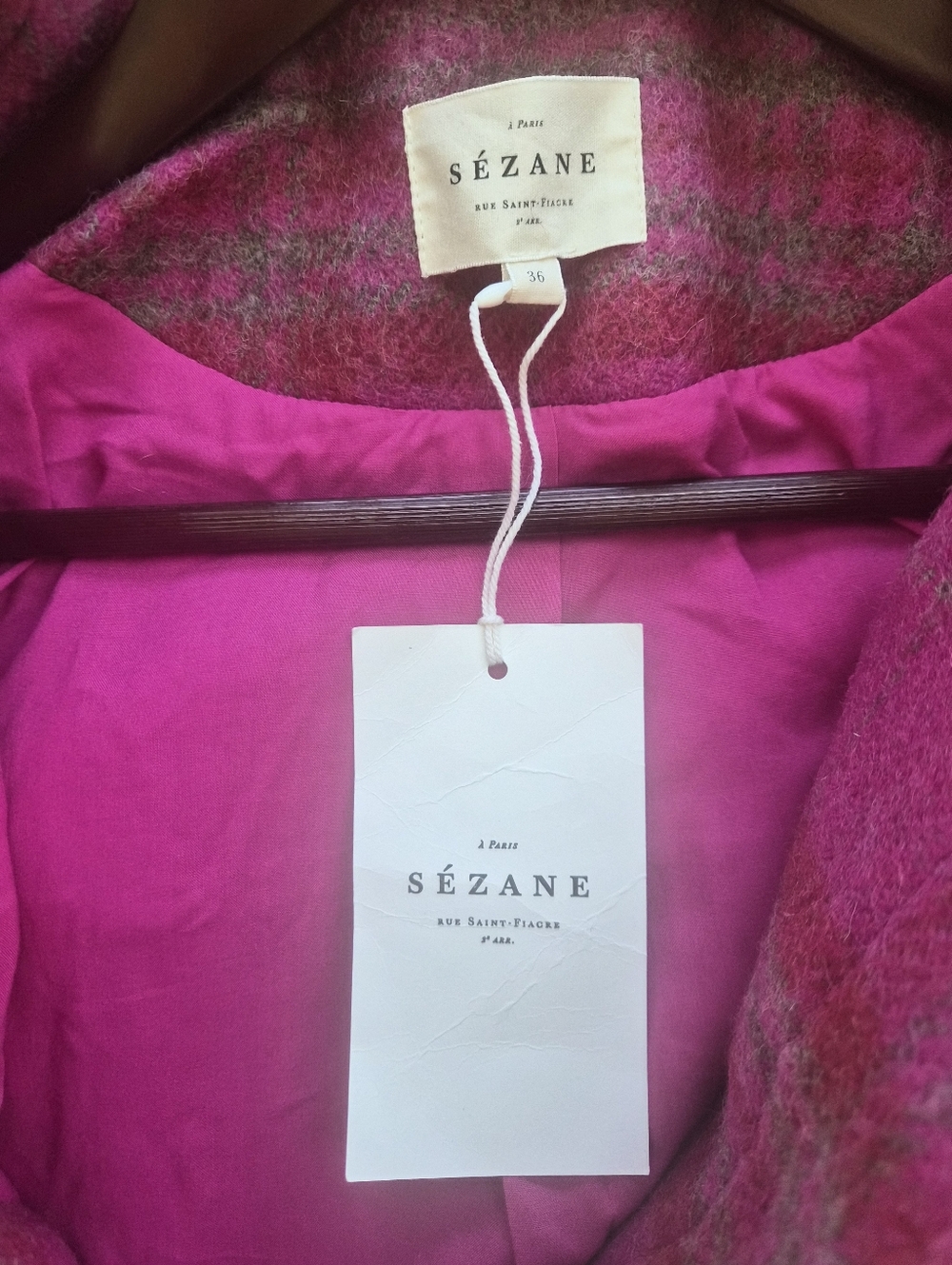 *NWT* [Sezane] Esteban Jacket - Solidarity Creation, Size 36/s - Picture 4 of 8